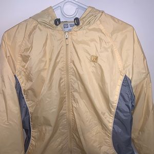 ♠️Wilson Women’s Yellow Windbreaker Jacket Sz M
